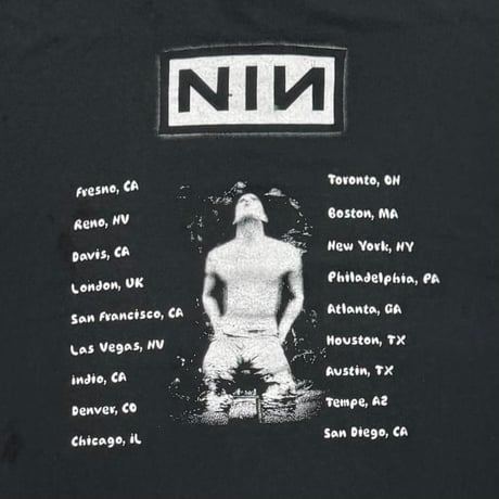 NINE INCH NAILS BOX LOGO BACK I WANT TO FUCK YOU LIKE AN ANIMAL DELTA MEDIUM 6259