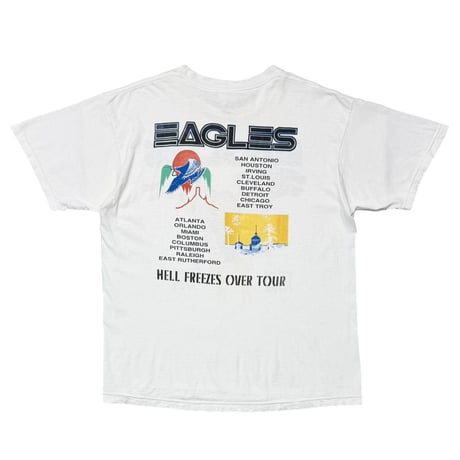 EAGLES TOUR 1994 HELL FREEZES OVER TOUR WHITE TULTEX XL 9855