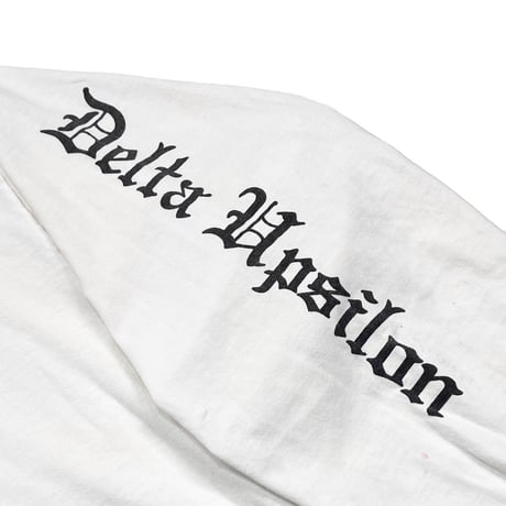 OLD & VINTAGE DELTA UPSILON LS RAFFAELLO PARODY WHITE HANES XL 6396