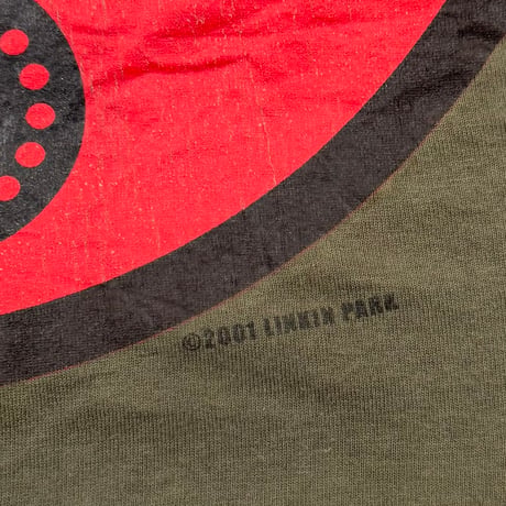 LINKIN PARK 2001 HYBRID THEORY FADED OLIVE LARGE 1312