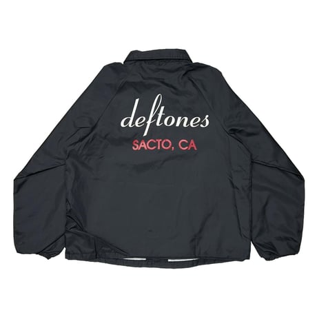 DEFTONES SACTO CA COACHES JACKET BLACK LARGE 6950
