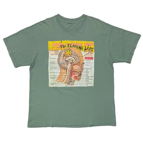 FLAMING LIPS UFOs in China 1987 SAGE GREEN FITS XL 9350