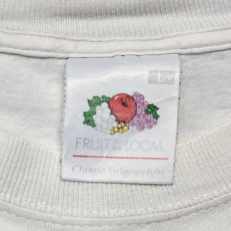 NIRVANA 1997 NOTE WHITE FRUIT OF THE LOOM LARGE 4144
