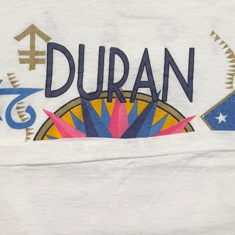 DURAN DURAN 1984 USA COCACOLA SLEEVELESS WHITE SCREEN STARS XL 8473