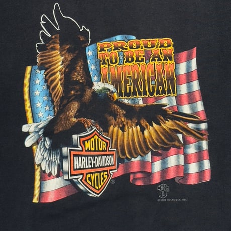 HARLEY DAVIDSON 1988 EAGLE & FLAG PROUD TO BE AN AMERICAN XL 1391