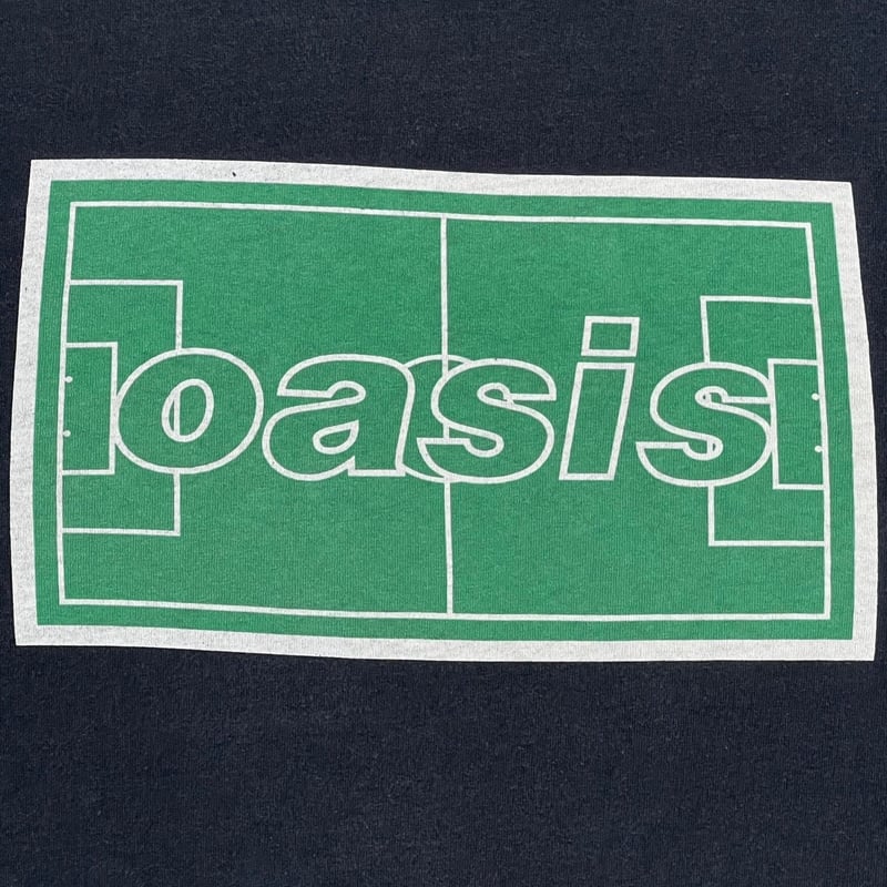 oasis GREEN BOX LOGO MAINE ROAD SCREEN STARS LA