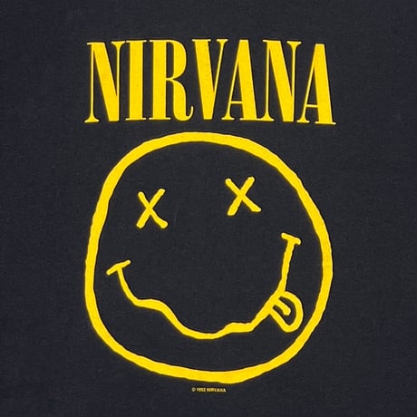 NIRVANA Y2K SMILE FRUIT OF THE LOOM LARGE 1552