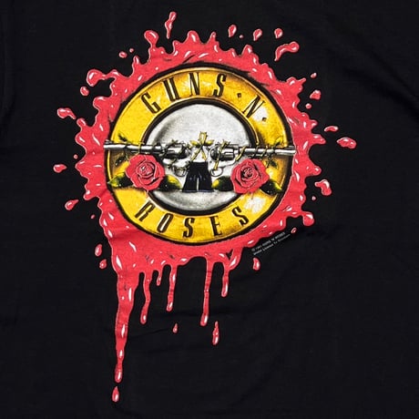GUNS N' ROSES 1991 DRIP EMBLEM LOGO HERE TODAY GONE TO HELL BROCKUM LARGE 4653