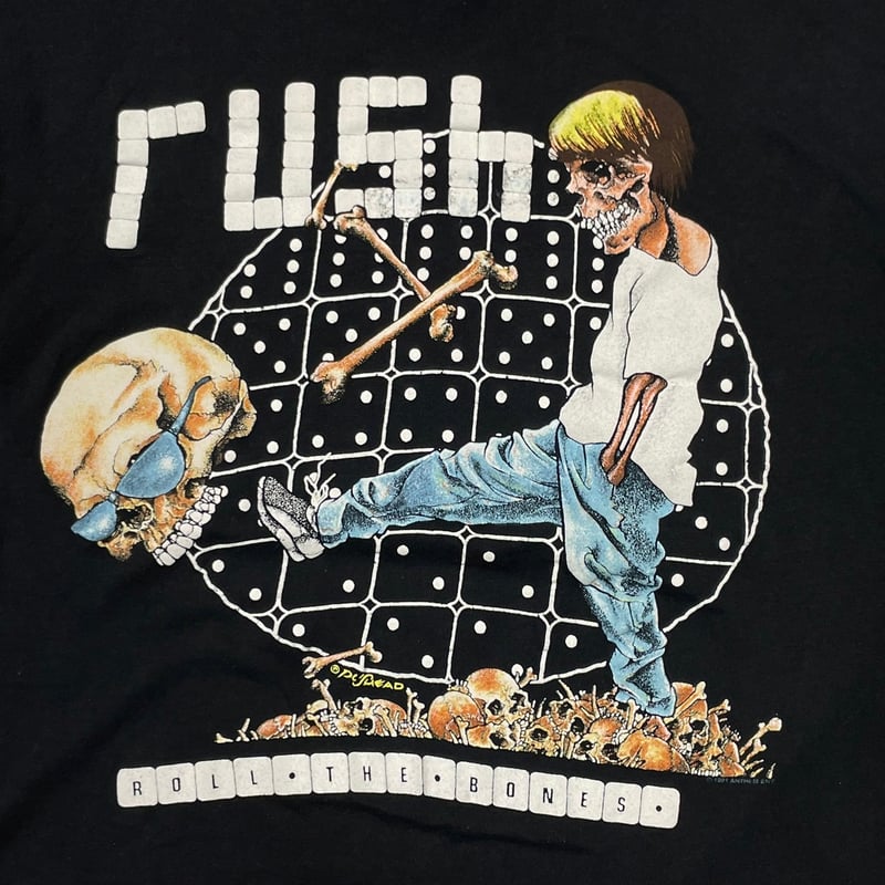 RUSH PUSHEAD ROLL THE BONES 1991 LARGE 2881 | g