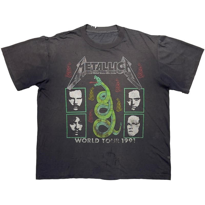 METALLICA RULES WORLD TOUR 1991-1992 FITS XL 66 METALLICA RULES WORLD TOUR 1991-1992 FITS XL 66