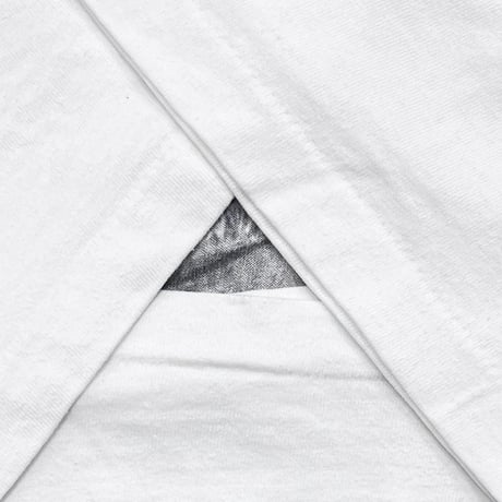 BRAD PITT MONOCHROME FACE WHITE HANES XL 6961
