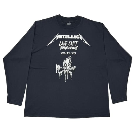 METALLICA LIVE SHIT BINGE&PURGE LS SCREEN STARS XL 3977
