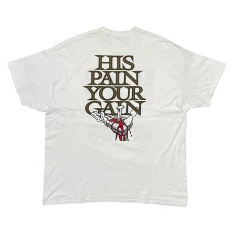 LORD'S GYM THE SIN OF THE WORLD RED WHITE FITS XXL 3471