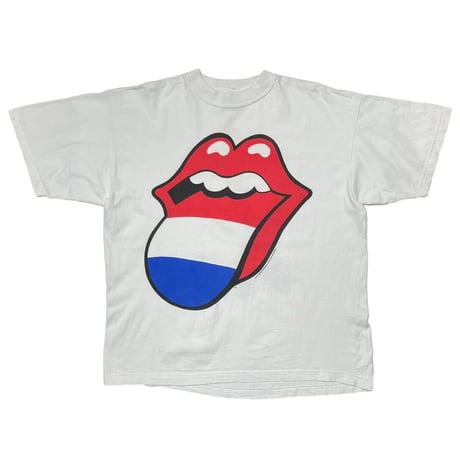 ROLLING STONES VOODOO LOUNGE TRICO TONGUE WHITE LARGE 0492