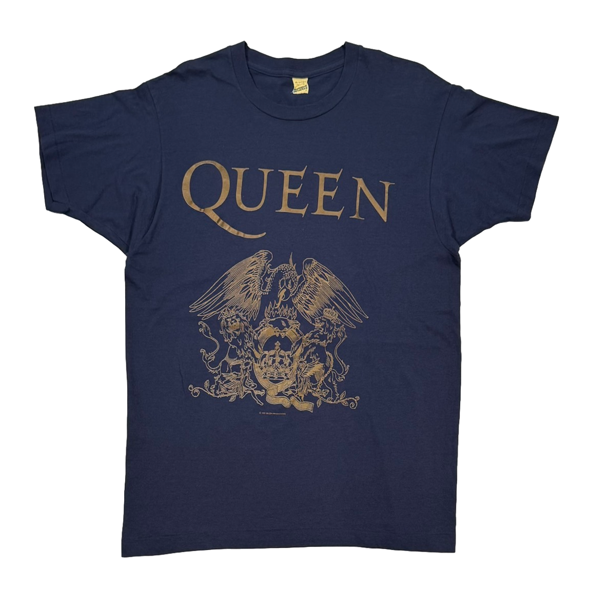 QUEEN 1991 EMBLEM LOGO NAVY XL Tシャツ QUEEN 1991 EMBLEM LOGO NAVY XL Tシャツ