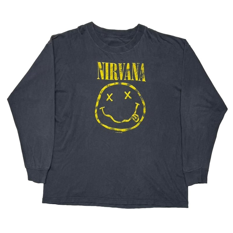 超貴重 2002年 コピーライト アンビル NIRVANA グランジ NIRVANA SMILE 1992 LS FITS XL 4650 | greatLAnd