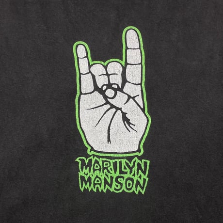MARILYN MANSON HAND SIGN WE HATE LOVE WE LOVE HATE WINTERLAND LARGE 9266
