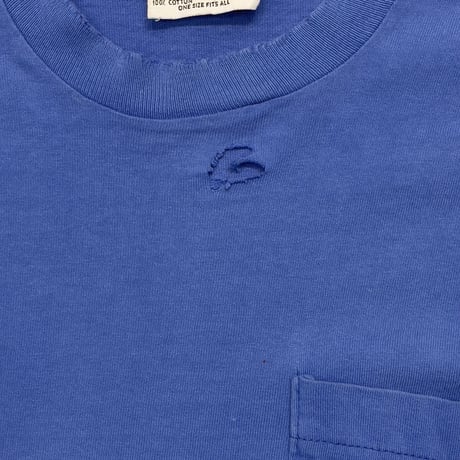 Marlboro UNLIMITED COYOTE POCKET TEE BLUE FITS LARGE 1166