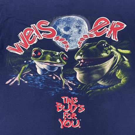 Budweiser FROGS THIS BUD'S FOR YOU NAVY TULTEX XL 1784