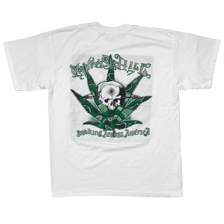 CYPRESS HILL Temples of Boom SMOKING ACROSS AMERICA BOOTLEG WHITE MURINA XL 9700