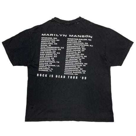 MARILYN MANSON ROCK IS DEAD TOUR '99  FITS XL 2965