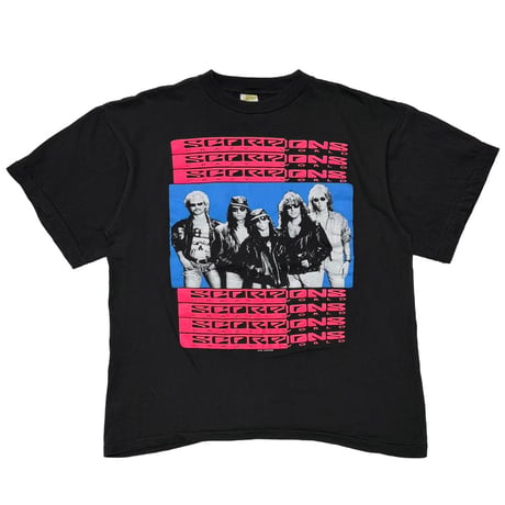 SCORPIONS CRAZY WORLD TOUR FRONT MEMBER BACK TOUR 1991 EURO LARGE 8340