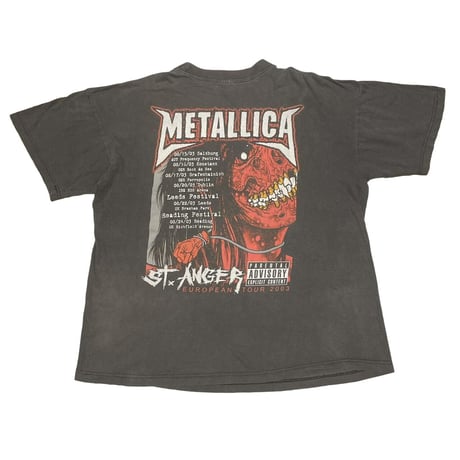 METALLICA ST. ANGER EUROPEAN TOUR EURO XL 5238