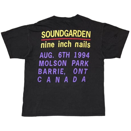 SOUNDGARDEN x NINE INCH NAILS 1994 CANADA TOUR BROCKUM XL 5935