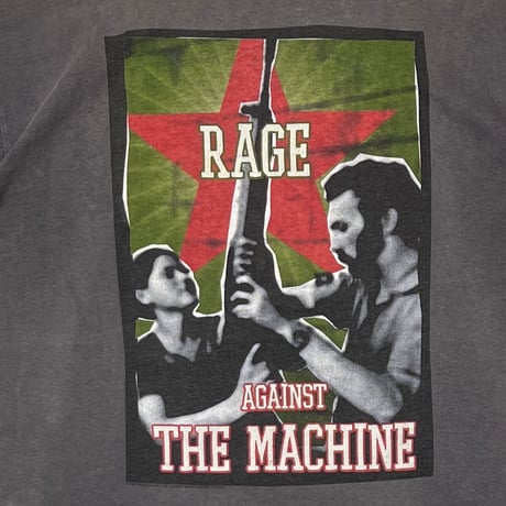 RAGE AGAINST THE MACHINE 2000 GUN STAR CHARCOAL FITS LARGE 7552