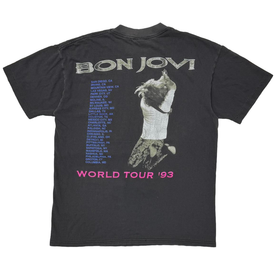 BON JOVI WORLD TOUR 1993 ELVIS TANKTOP BROCKUM