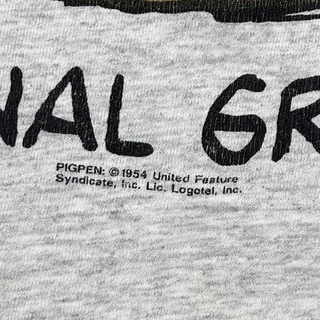 PEANUTS ORIGINAL GRUNGE ASH GREY FITS LARGE 3720