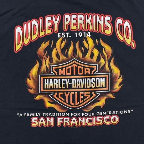 HARLEY DAVIDSON 2000 FLAME LOGO SAN FRANCISCO XXL 8141