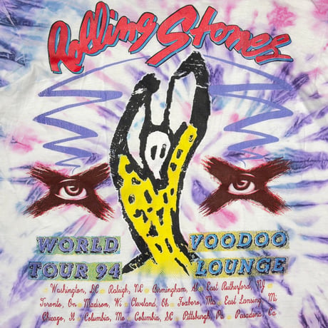 ROLLING STONES VOODOO LOUNGE 1994 TIEDYE XL 1869