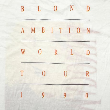 MADONNA BLOND AMBITION WORLD TOUR 1990 TOPTEE XL 8866