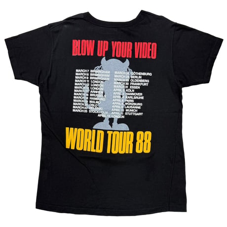 AC/DC BLOW UP YOUR VIDEO WORLD TOUR 1988 EURO LARGE 4967