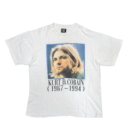 KURT D. COBAIN NIRVANA MEMORIAL RIP TEE GIANT LARGE