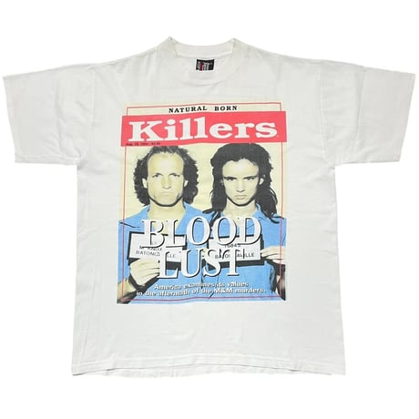 NATURAL BORN KILLERS BLOOD LUST MOVIE PROMO WHITE GINAT XL 5844