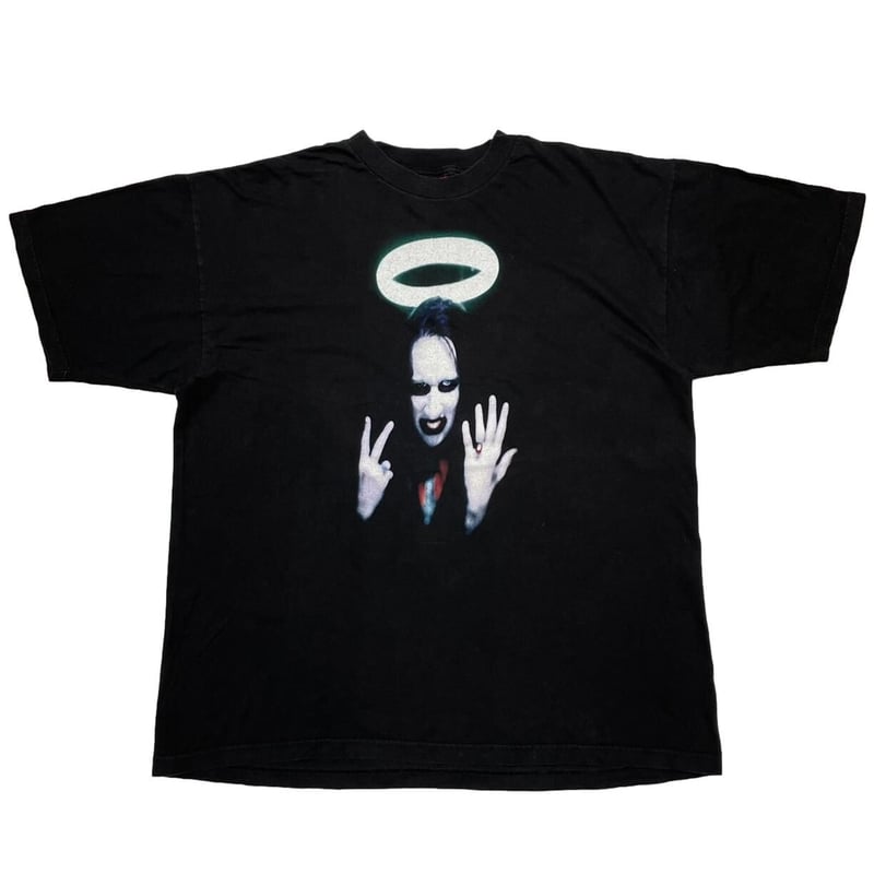 Marilyn Manson マリリンマンソン　middle finger MARILYN MANSON MIDDLE FINGER ROCK TOPS WINTER L