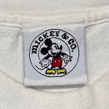 DISNEY VINTAGE MICKEY MOUSE LINK PRINT WHITE FITS XL 9108