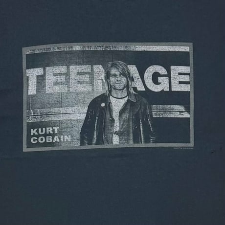 NIRVANA KURT COBAIN TEENAGE THE END OF MUSIC FITS LARGE 3415