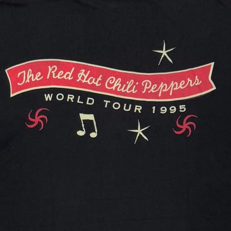 RED HOT CHILI PEPPERS ONE HOT MINUTE PIANO WORLD TOUR 1995 giant BY TULTEX XL 2920