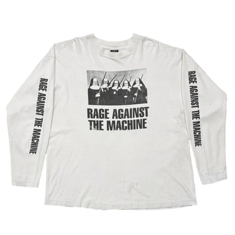 RAGE AGAINST THE MACHINE NUNS AND GUNS LS WHITE SCREEN STARS XL 3571