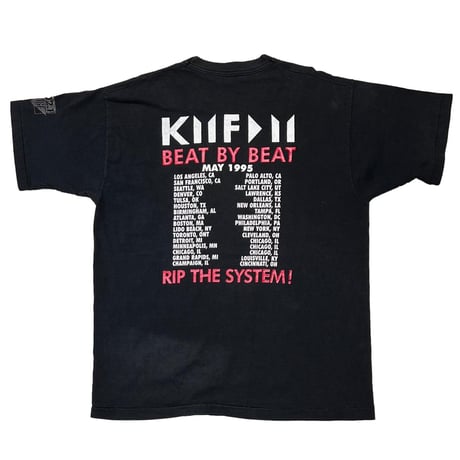 KMFDM 1995 BEAT BY BEAT TOUR FRUIT OF THE LOOM XL 1773
