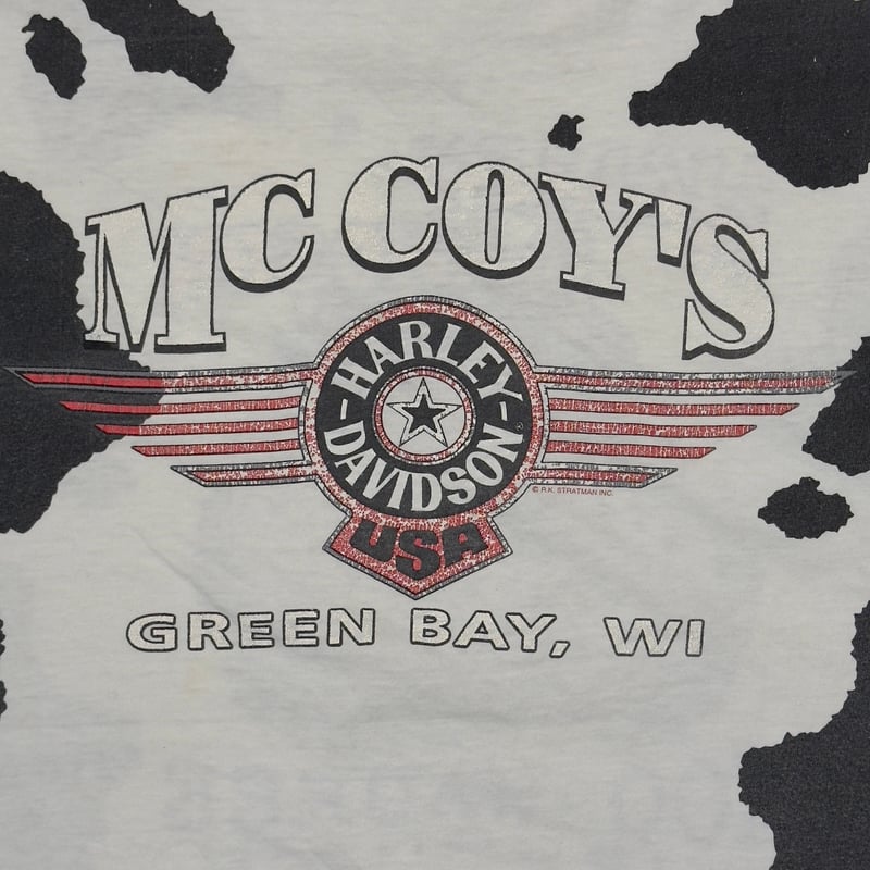 Harley-Davidson 牛の頭グラフィック スウェット　日本製　ファイア Harley-Davidson 牛の頭グラフィック スウェット 日本製 ファイア