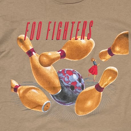 FOO FIGHTERS 1996 WORLD TOUR TAN ANVIL XL 0822