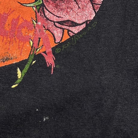 METALLICA PUSHEAD 1994 FLAMING FLOWER SKULL FITS XL 6534