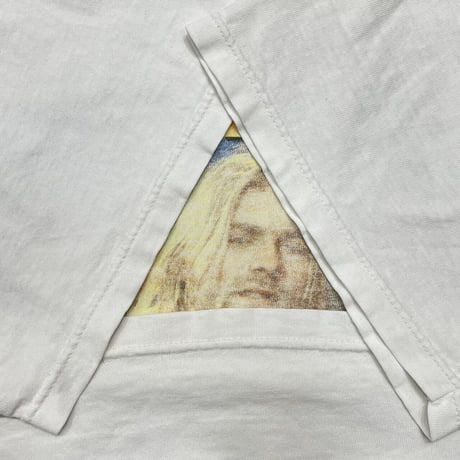NIRVANA KURT COBAIN MEMORIAL UNPLUGGED WHITE GIANT BY TULTEX XL 8158