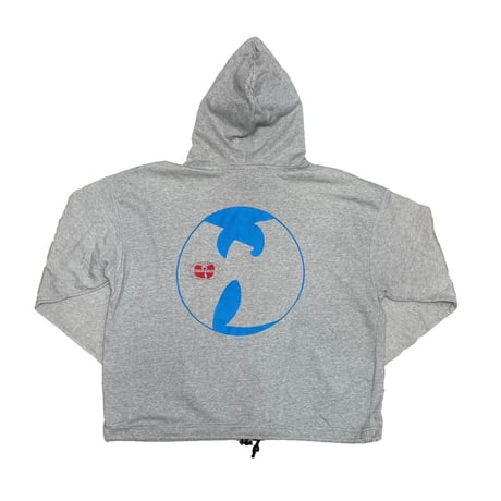 WU-TANG CLAN ZIP HOODIE ASH GREY FITS XL