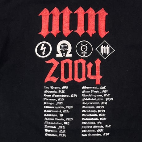 MARILYN MANSON 2004 TOUR ALSTYLE LARGE 9358