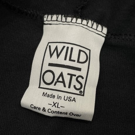 WEED SKULL L/S HOODED TEE 1993 WILD OATS  XL 4082